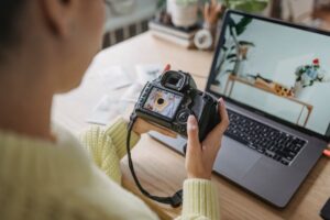 フリー素材画像を活用したアイキャッチ設定のイメージ